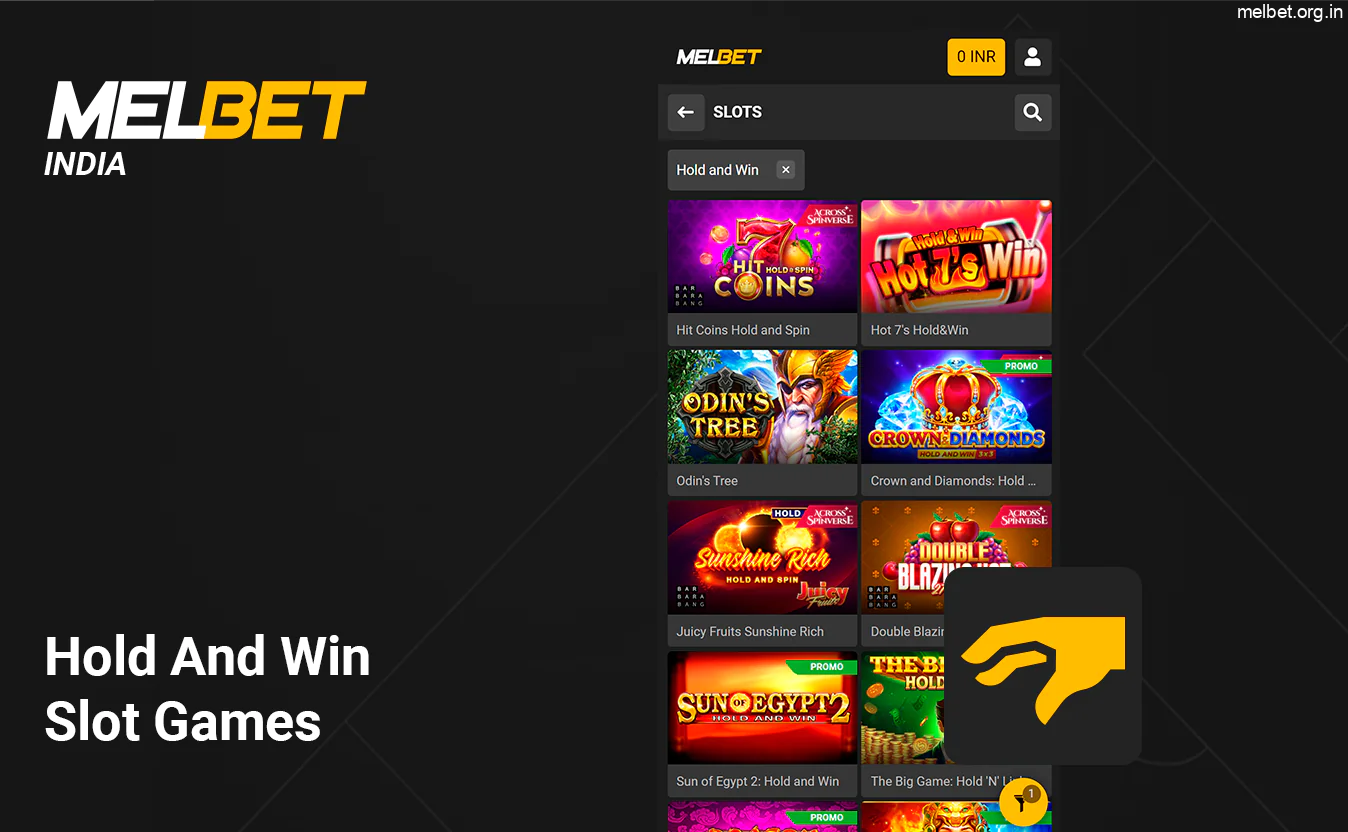 Hold and Win Melbet Slots - India